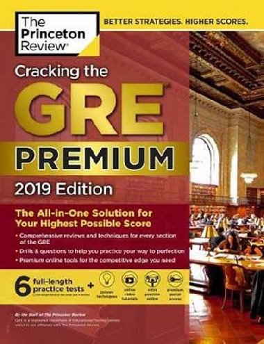 Cracking the GRE Premium Edition with 6 Practice Tests, 2019 - neuveden