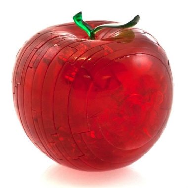Jablko erven: 3D Crystal puzzle 44 dlk - neuveden