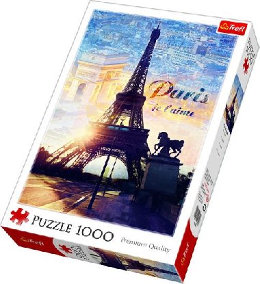 Paříž za úsvitu: Puzzle 1000 dílků - neuveden