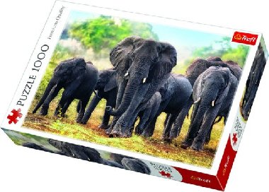 Afrit sloni: Puzzle 1000 dlk - neuveden