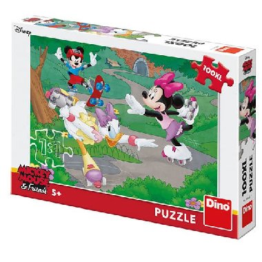 Minnie sportuje: puzzle 100XL dílků - neuveden