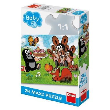 Krtek slaví narozeniny: maxi puzzle 24 dílků - neuveden