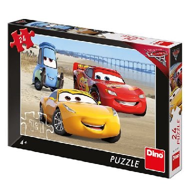 Auta 3 - Na pláži: puzzle 24 dílků - neuveden