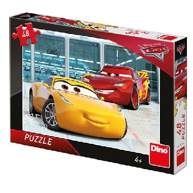 Auta 3 - Příprava: puzzle 48 dílků - Dino Toys