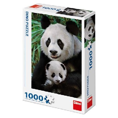 Pandí rodina: puzzle 1000 dílků - neuveden