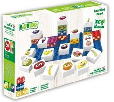 BiOBUDDi stavebnice Learning Food Young Ones ovoce - 