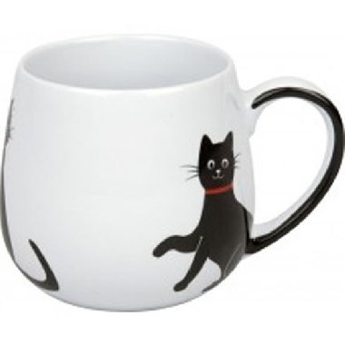 Snuggle mug My lovely cats - Red necklace