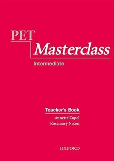 PET Masterclass Teachers Book - Capel Annette