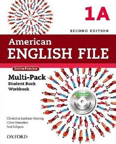 American English File 1: Multipack A with Online Practice and iChecker - Oxenden Clive, Latham-Koenig Christina,