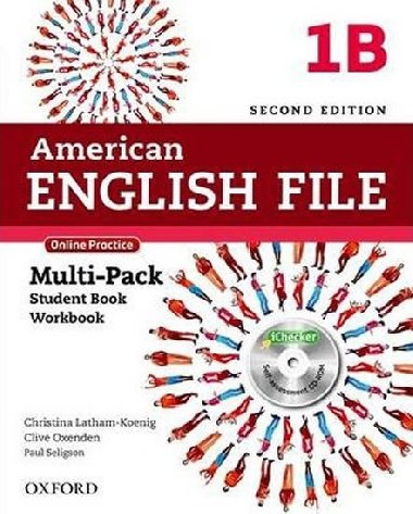 American English File 1: Multipack B with Online Practice and iChecker - Oxenden Clive, Latham-Koenig Christina,