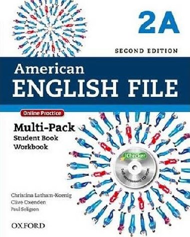American English File 2: Multipack a with Online Practice and iChecker - Oxenden Clive, Latham-Koenig Christina,