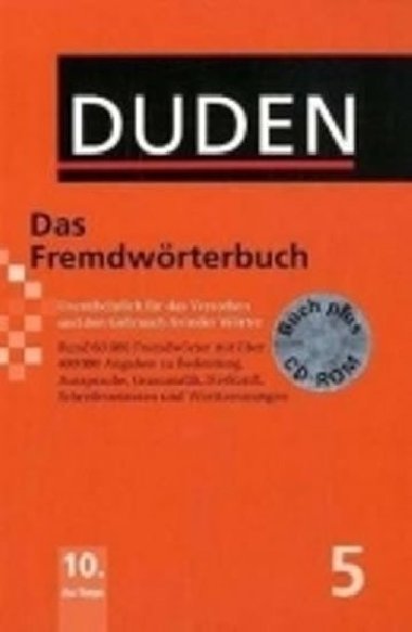 Duden 5: Das Fremdwrterbuch mit CD-ROM (10. Auflage) - kolektiv autor