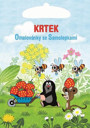 Krtek - Omalovnky A5 se samolepkami - Zdenk Miler