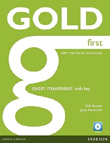 Gold First Maximiser with Key and Audio CD Pack - Burgess Sally, Newbrook Jacky