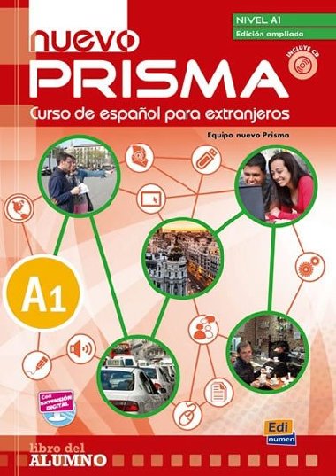 Nuevo Prisma A1 - Libro del alumno - Ed. ampliada (12 unidades) - kolektiv autor
