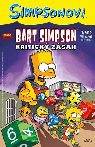 Simpsonovi - Bart Simpson 1/2019 - Kritick zsah - Matt Groening