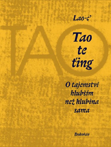 Tao te ing - Lao-c; Vclav Clek