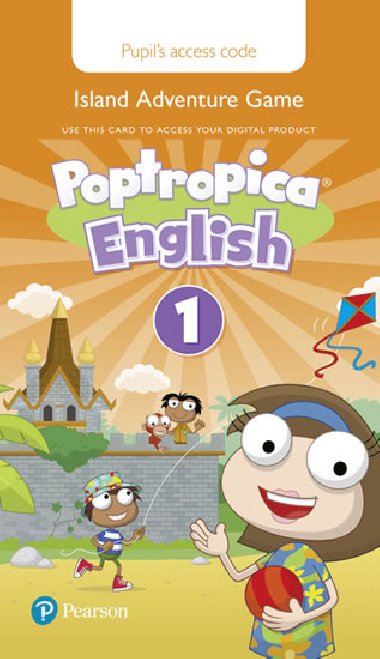 Poptropica English Level 1 Pupils Online Game Access Card for Pack - neuveden