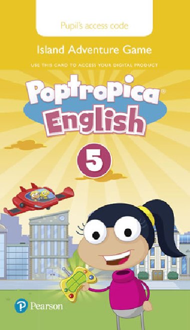 Poptropica English Level 5 Pupils Online Game Access Card for Pack - neuveden