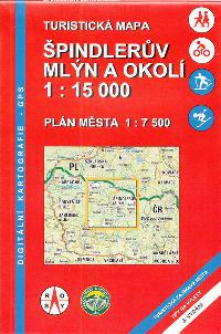 Špindlerův Mlýn a okolí mapa 1:15 000 - Rosy