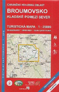 Broumovsko Kladsk pomez sever mapa 1:25 000 - Rosy