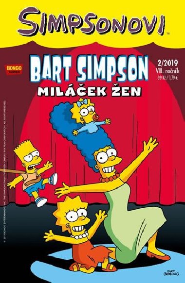 Simpsonovi - Bart Simpson 2/2019 - Milek en - Matt Groening