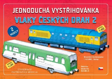 Vlaky eskch drah 2 - 2 modely - Jednoduch vystihovnka - Ivan Zadrail