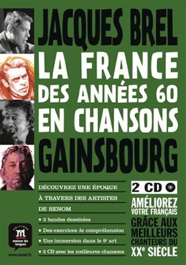 La France des annes 60 en chansons - Livre + 2CD - neuveden