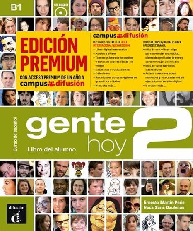Gente Hoy 2 (B1) - Libro del alumno Premium - neuveden