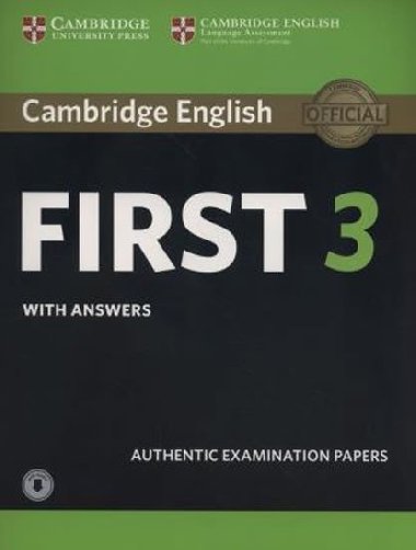 FCE Practice Tests: Cambridge English First 3: Student`s Book with Answers with Audio - kolektiv autor