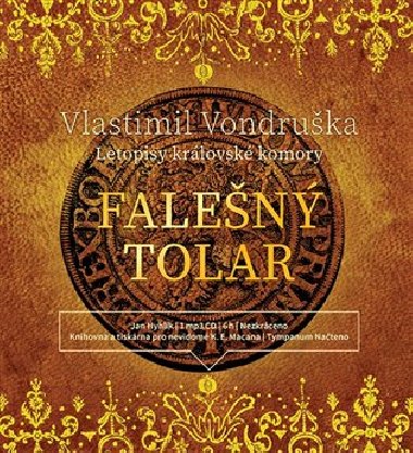 Falen tolar - Audiokniha na CD - Vlastimil Vondruka, Jan Hyhlk