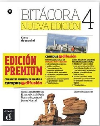 Bitcora Nueva 4 (B2) - Libro del alumno Premium - neuveden