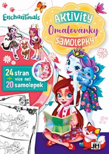 Aktivity Omalovnky Samolepky Enchantimals - Jiri Models
