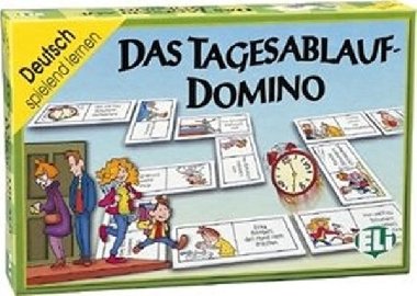 Deutsch Spielend Lernen: Das Tagesablauf - domino - neuveden