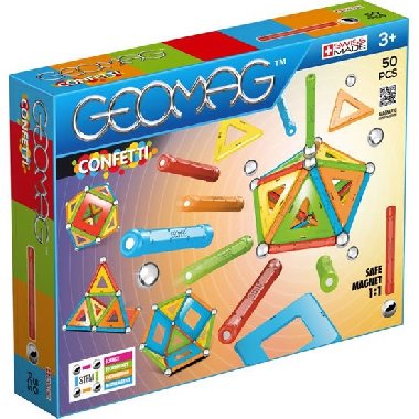 Stavebnice Geomag Confetti 50 ks - 