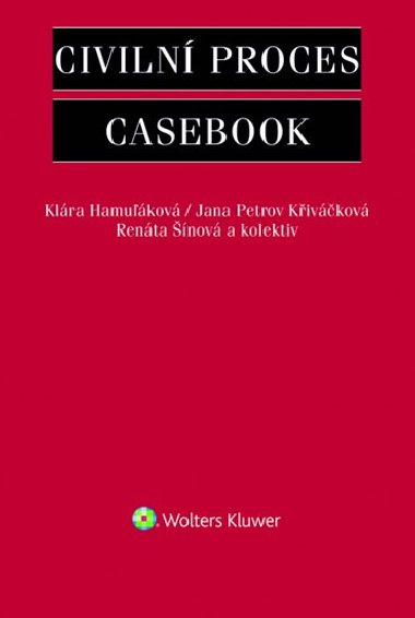 Civiln proces - Casebook - Klra Hamukov; Jana Petrov Kivkov; Renta nov