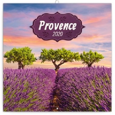 Kalend poznmkov 2020 - Provence, voav, 30  30 cm - Presco