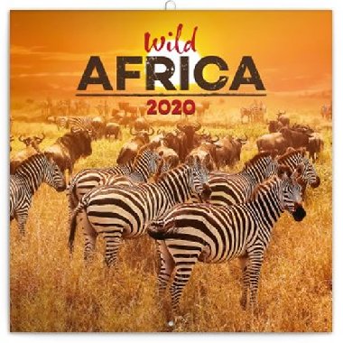 Kalend poznmkov 2020 - Divok Afrika, 30  30 cm - neuveden