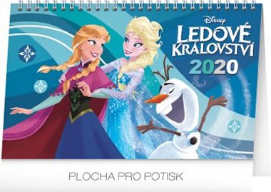 Kalend stoln 2020 - Frozen - Ledov krlovstv, 23,1  14,5 cm - Walt Disney