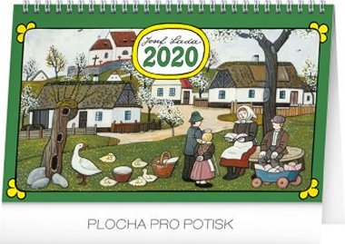 Kalend stoln 2020 - Josef Lada - Tradice a zvyky, 23,1  14,5 cm - Josef Lada