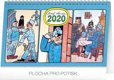 Kalend stoln 2020 - Josef Lada - vejk, 23,1  14,5 cm - Josef Lada