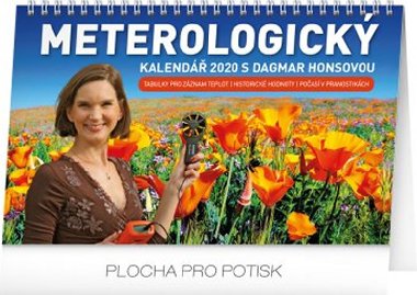 Kalend stoln 2020 - Meteorologick s Dagmar Honsovou, 23,1  14,5 cm - Presco