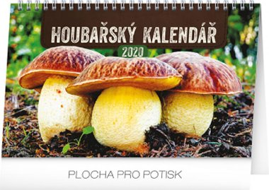 Kalend stoln 2020 - Houbask, 23,1  14,5 cm - Presco
