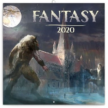Kalend poznmkov 2020 - Fantasy, 30  30 cm - neuveden