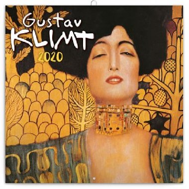 Kalend poznmkov 2020 - Gustav Klimt mini, 18  18 cm - Presco