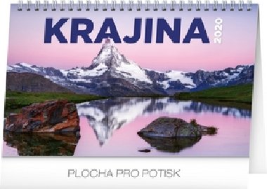 Kalend stoln 2020 - Krajina CZ/SK, 23,1  14,5 cm - Presco