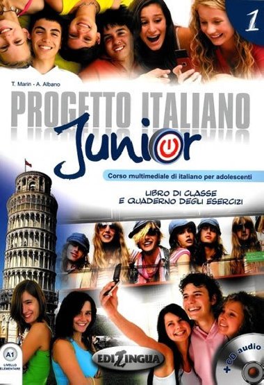 Progetto Italiano Junior 1 Libro di classe e Quaderno degli esercizi + CD + DVD - Marin Telis, Dominici Marco