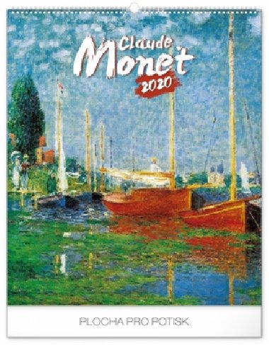 Kalend nstnn 2020 - Claude Monet, 48  56 cm - Claude Monet