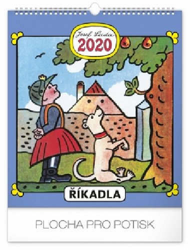 Kalend nstnn 2020 - Josef Lada - kadla, 30  34 cm - Presco