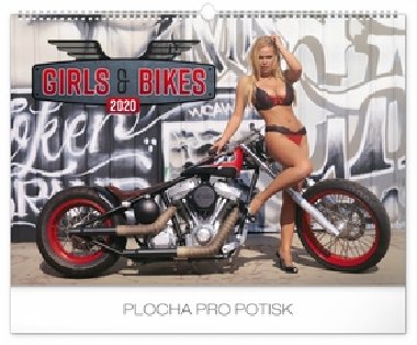 Kalend nstnn 2020 - Girls & Bikes - Jim Gianatsis, 48  33 cm - Presco